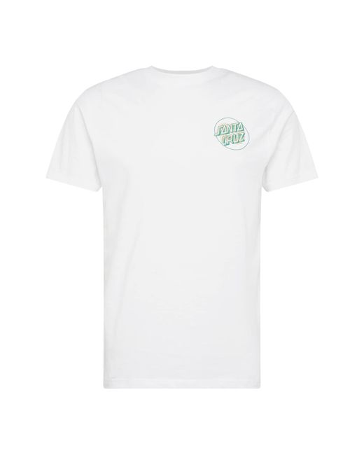 Santa Cruz T-shirt 'beginning' in White für Herren