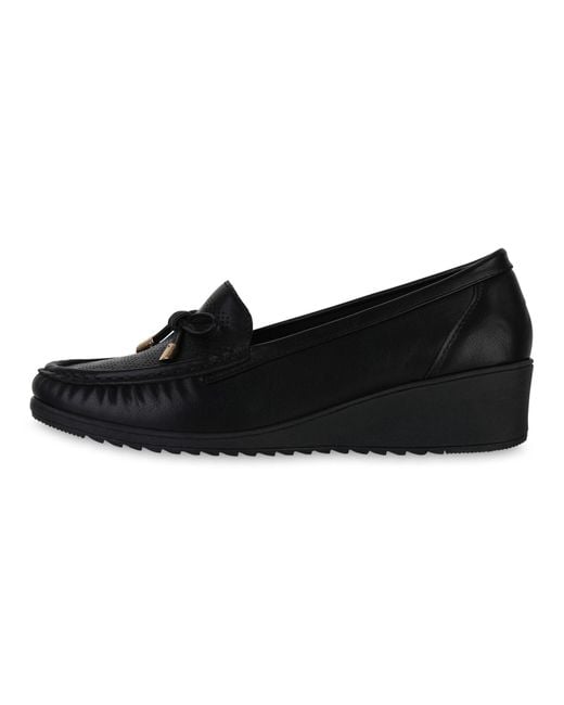 VAN HILL Black Slipper 'Aurora'