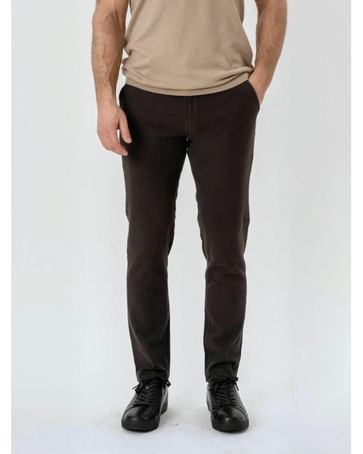TeeShoppen Trouser Structure in Black für Herren