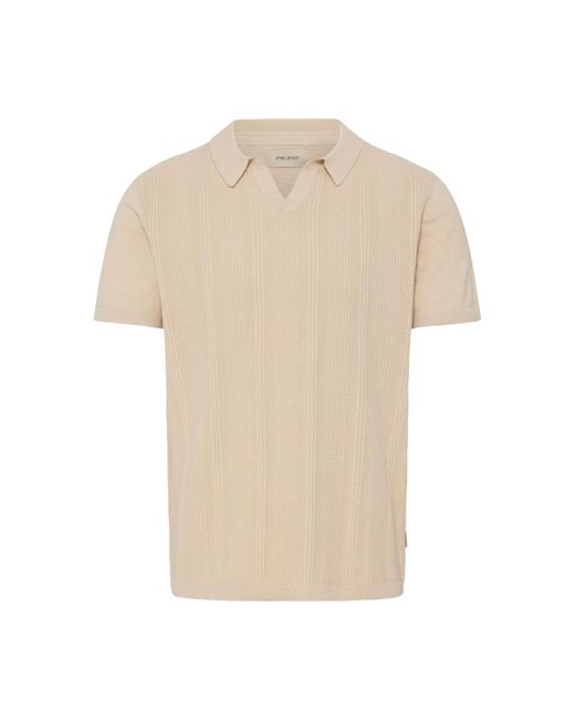 Blend Strickpolo Bhbaron in Natural für Herren