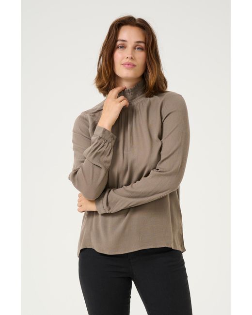 Kaffe Brown Bluse Trine