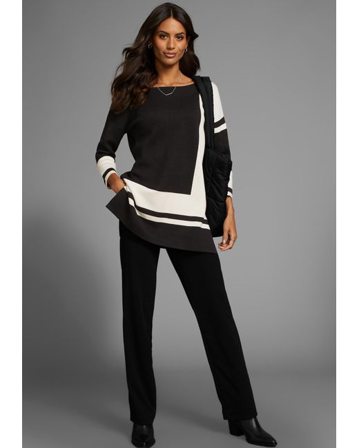 Laura Scott Black Pullover