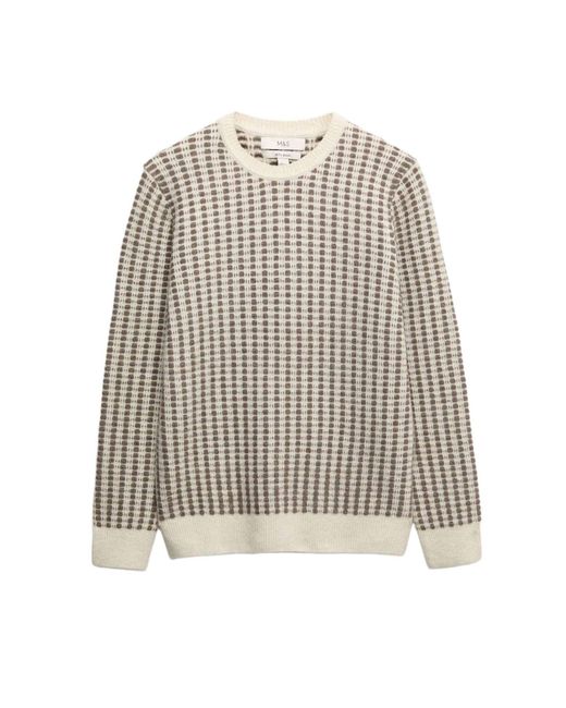 Marks & Spencer Pullover in White für Herren