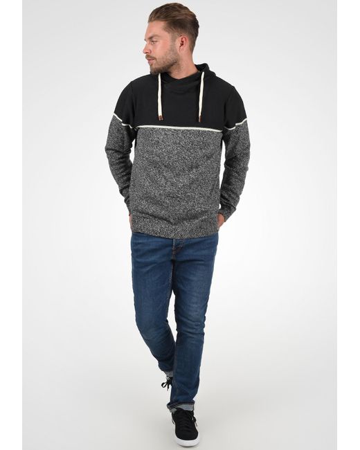 INDICODE Pullover Lynde in Black für Herren