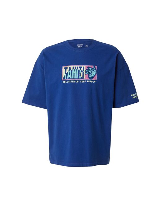 Hollister T-Shirt in Blue für Herren
