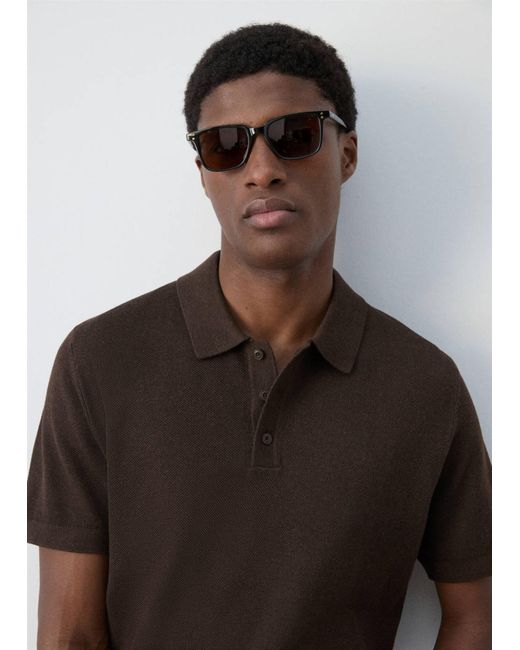 Mango Pullover Andrew in Brown für Herren