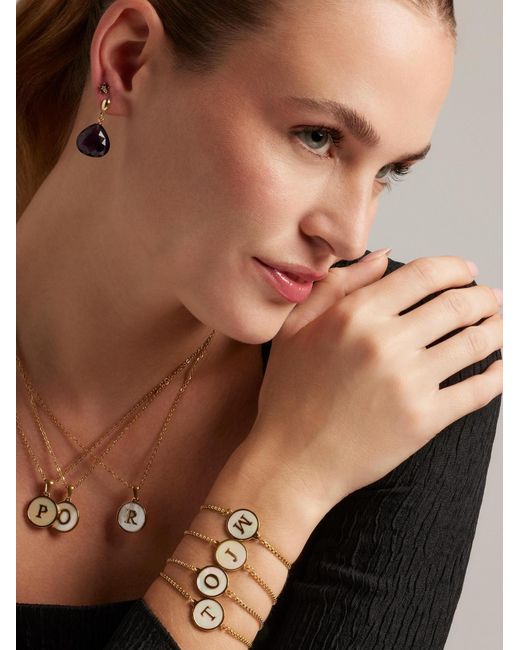 Luxenter Metallic Kette Alphabet
