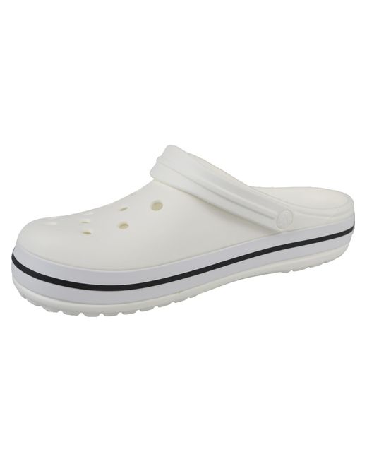 CROCSTM Clogs Crocband in White für Herren
