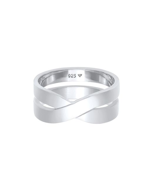 Kuzzoi Ring in Metallic für Herren