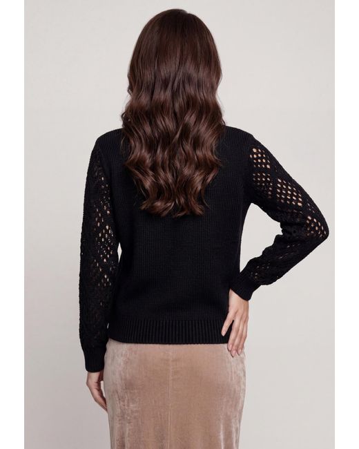 faina Black Pullover