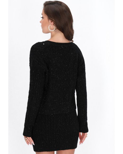 faina Black Pullover