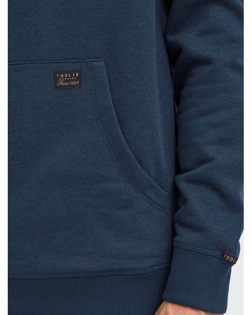 Solid Sweatshirt Sdaujuda in Blue für Herren