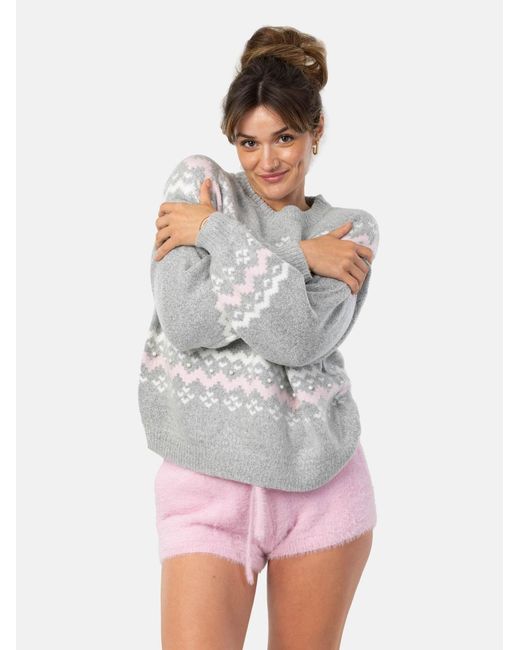 LEAFLETIC White Pullover Pullover Sweater