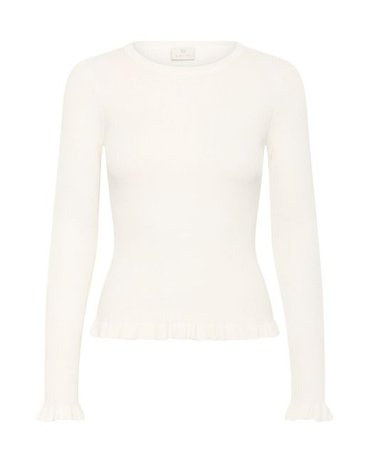 Kaffe White Pullover Kaariela