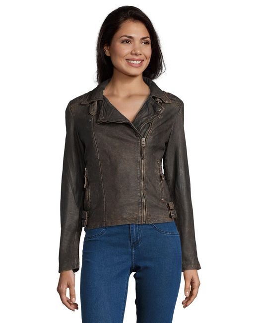 7eleven Black Lederjacke Lamiza