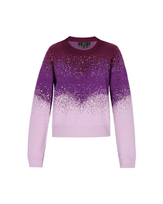 faina Purple Pullover
