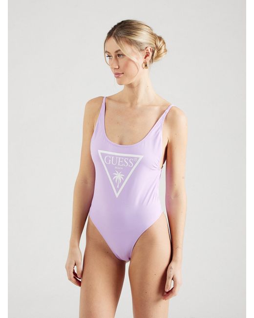 Guess Purple Badeanzug