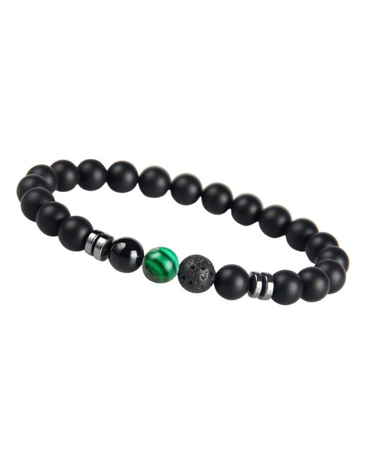 GOOD.designs Perlenarmband in Black für Herren