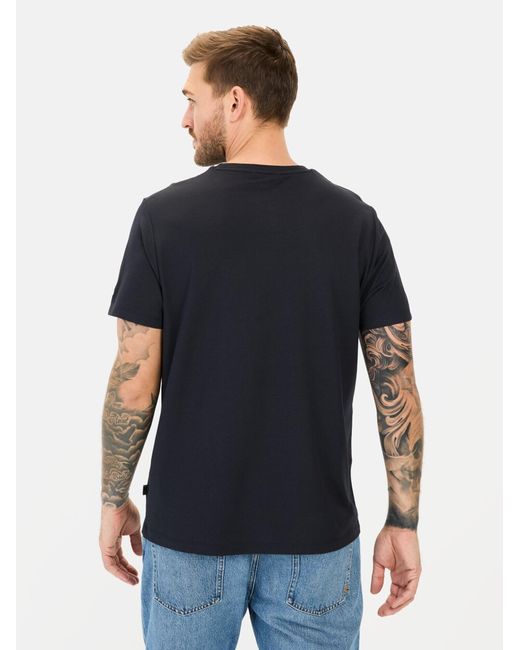 Camel Active T-Shirt Mit Brusttasche in Black für Herren