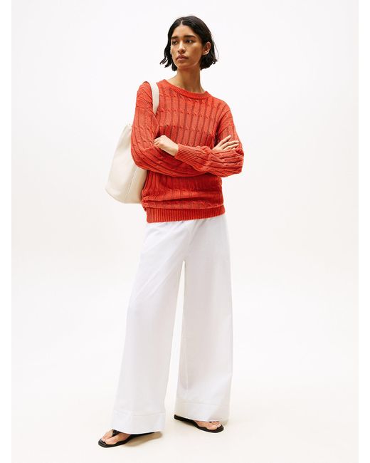 Tommy Hilfiger White Hose