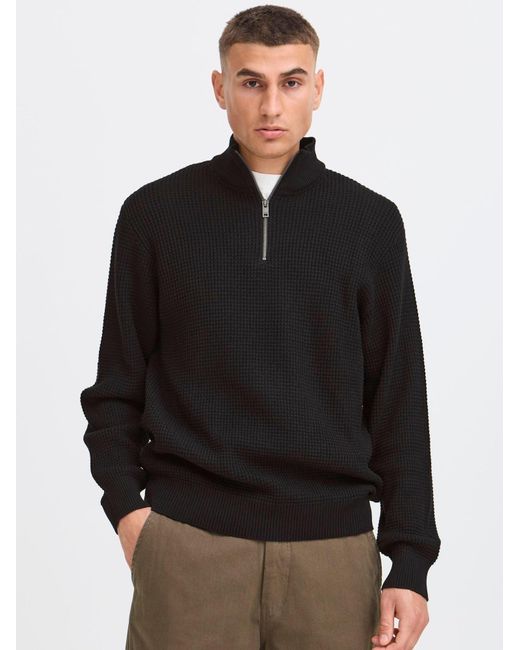 Solid Troyer Sdriver Halfzip in Black für Herren