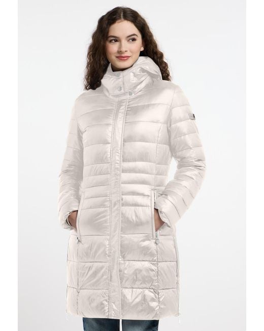 Frieda & Freddies White Daunenmantel