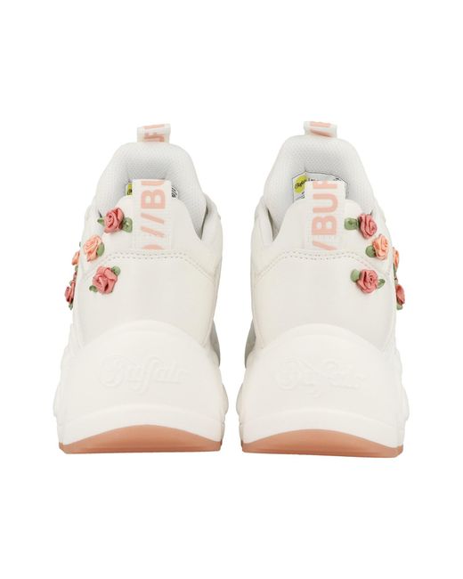 Buffalo White Sneaker Binary Rose 2.0