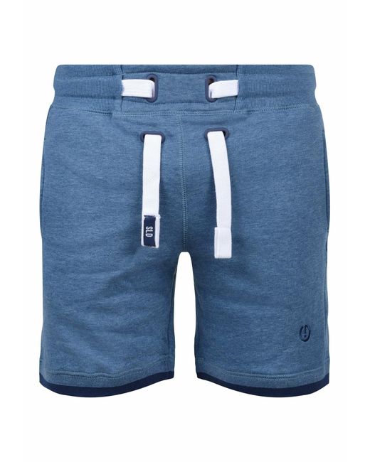 Solid Sweatshorts 'benjamin' in Blue für Herren