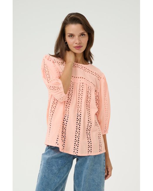 Kaffe Pink Bluse 'Randy'