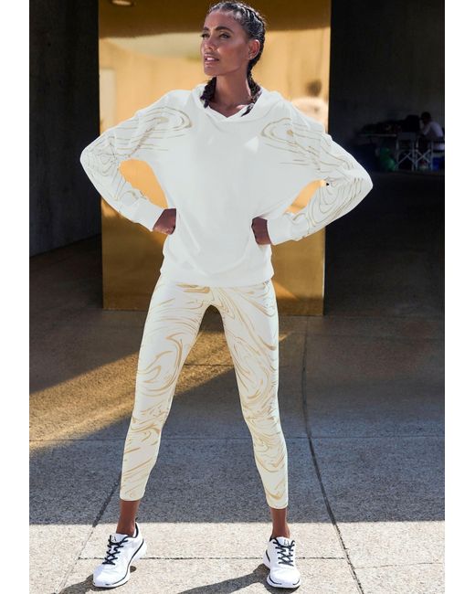 LASCANA ACTIVE White Sweatshirt