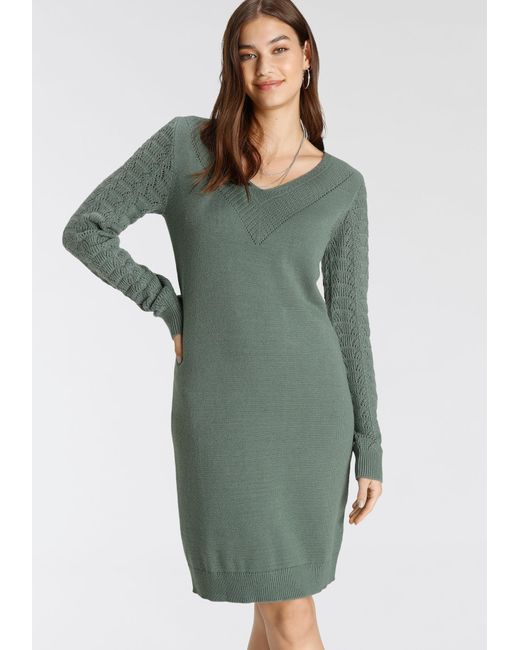 Tamaris Green Strickkleid