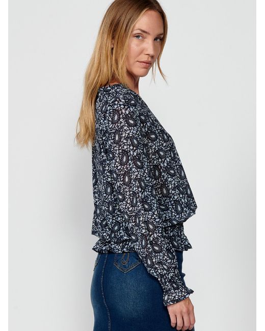 Koröshi Blue Bluse