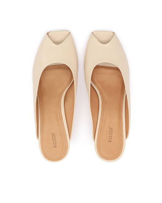 Kazar White Pantolette