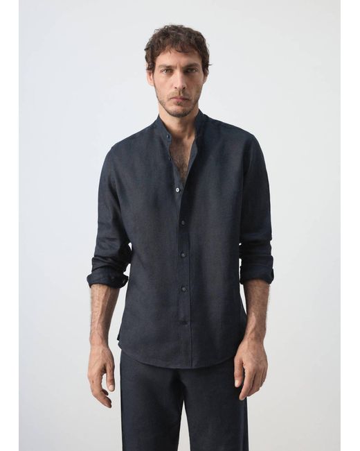 Mango Hemd in Blue für Herren