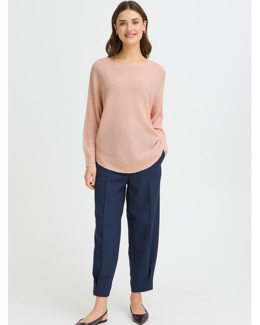 Fransa Pink Pullover Freretta