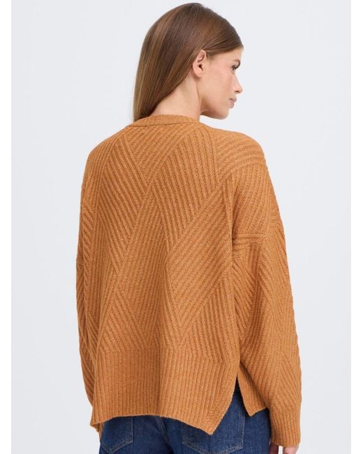 Oxmo Orange Strickpullover Oxibomma