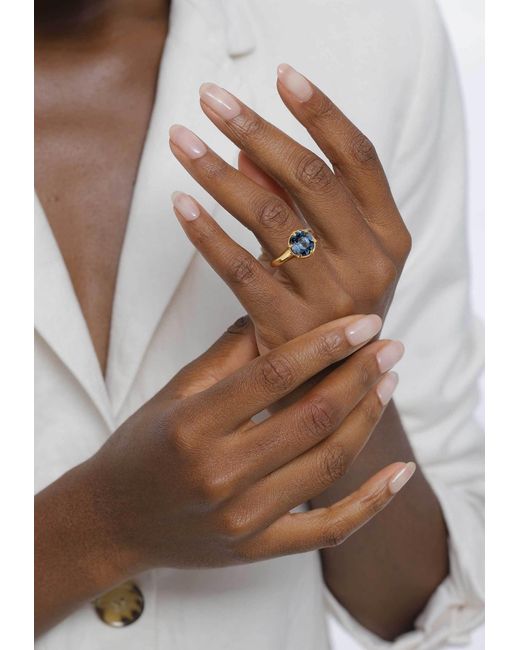 Elli Jewelry Blue Ring