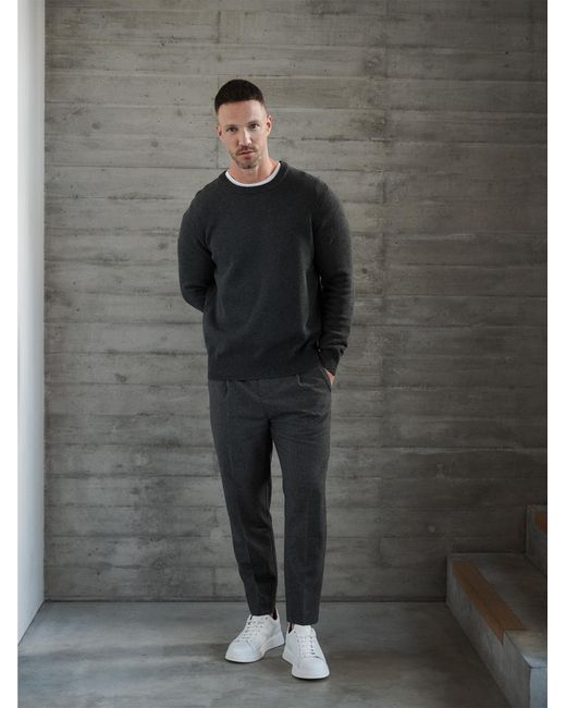 DAN FOX APPAREL Pullover Essential in Black für Herren