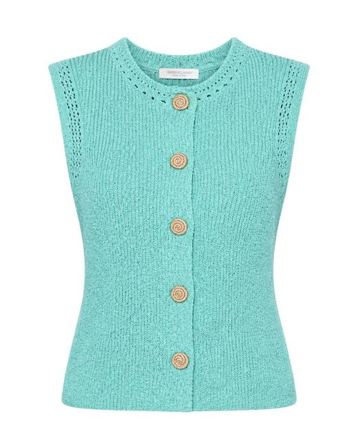 SassyClassy Green Strickweste