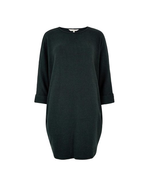Apricot Black Kleid