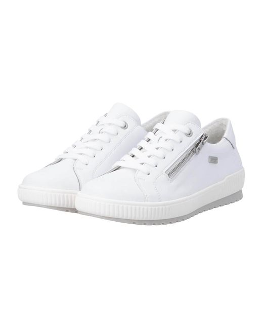 Remonte White Sneaker Low Basic