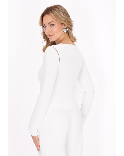 faina White Pullover