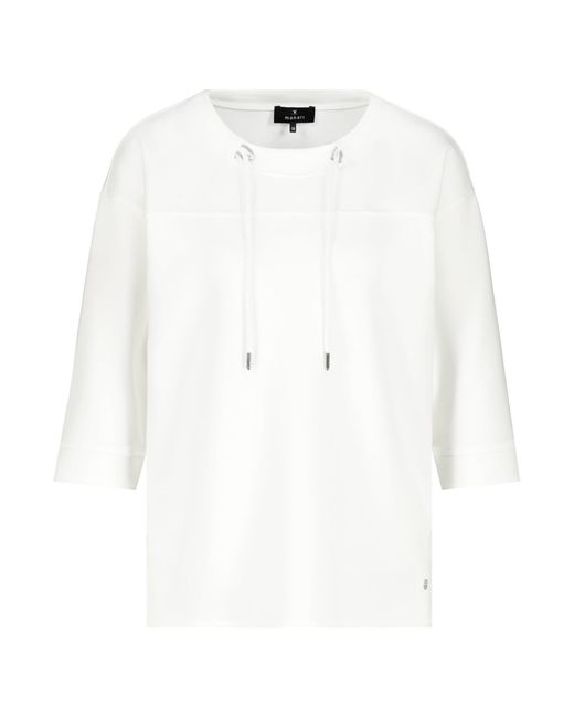 Monari White Sweatshirt
