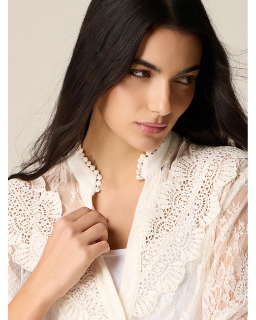 Oltre White Bluse