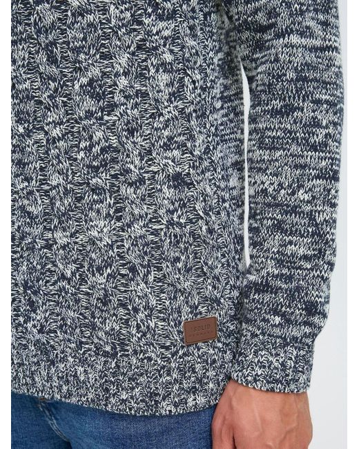 Solid Pullover Sdrino in Blue für Herren
