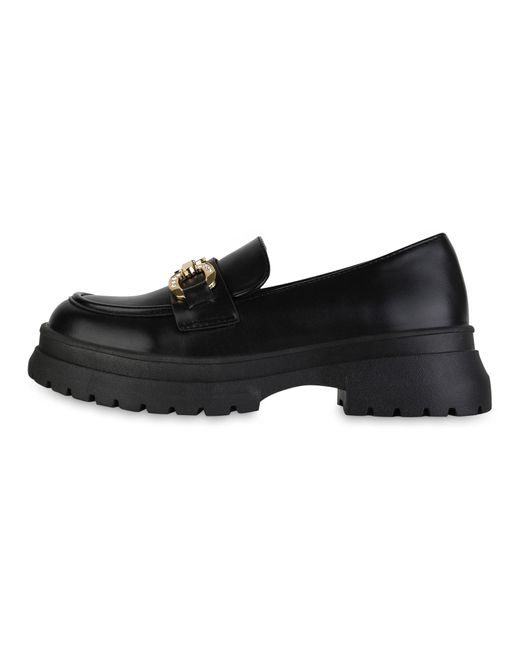 VAN HILL Black Slipper 'Aurora'