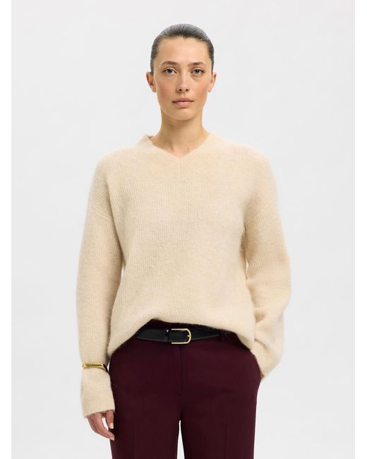 SELECTED Natural Pullover Slfsia