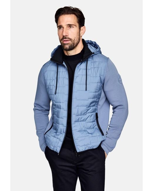 New Canadian Steppblouson Hybrid in Blue für Herren