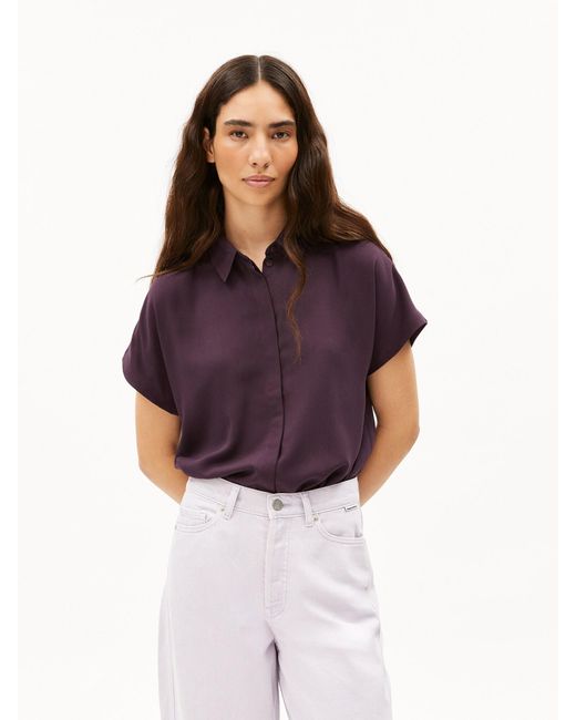 ARMEDANGELS Purple Bluse