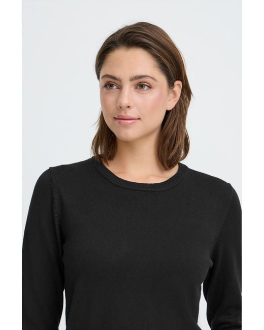 Ichi Black Pullover Ihluls